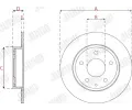JURID Brzdov kotou - 265 mm JRD 563286JC, 563286JC