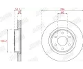 JURID Brzdov kotou - 296 mm JRD 563290JC, 563290JC