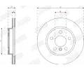 JURID Brzdový kotouč - 280 mm JRD 563291JC, 563291JC