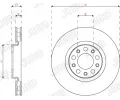 JURID Brzdov kotou - 305 mm JRD 563292JC, 563292JC
