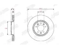 JURID Brzdov kotou - 294 mm JRD 563298JC, 563298JC