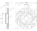 JURID Brzdov kotou - 284 mm JRD 563303JC, 563303JC