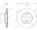 JURID Brzdov kotou - 316 mm JRD 563304JC, 563304JC