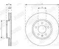 JURID Brzdov kotou - 300 mm JRD 563310JC, 563310JC