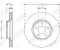 JURID Brzdov kotou - 300 mm JRD 563313JC, 563313JC