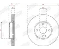 JURID Brzdov kotou - 258 mm JRD 563324JC, 563324JC