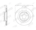 JURID Brzdový kotouč - 350 mm JRD 563399JC-1, 563399JC-1