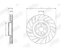 JURID Brzdov kotou - 375 mm JRD 563483JC-1, 563483JC-1