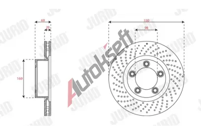 JURID Brzdov� kotou� - 330 mm JRD 563535JC-1, 563535JC-1