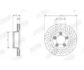 JURID Brzdov� kotou� - 330 mm JRD 563536JC-1, 563536JC-1