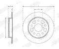 JURID Brzdov kotou - 252 mm JRD 563585JC, 563585JC