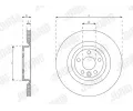 JURID Brzdov kotou - 325 mm JRD 563639JC, 563639JC