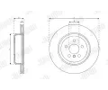 JURID Brzdov kotou - 330 mm JRD 563686JC-1, 563686JC-1