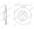 JURID Brzdov kotou - 300 mm JRD 563687JC, 563687JC