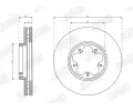 JURID Brzdov kotou - 288 mm JRD 563703JC, 563703JC