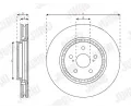 JURID Brzdov kotou - 328 mm JRD 563707JC, 563707JC
