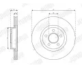 JURID Brzdový kotouč - 300 mm JRD 563708JC, 563708JC