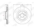 JURID Brzdový kotouč - 340 mm JRD 563718JC, 563718JC