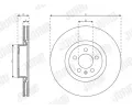 JURID Brzdov kotou - 312 mm JRD 563724JC, 563724JC