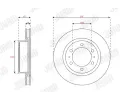 JURID Brzdov kotou - 319 mm JRD 563726JC, 563726JC