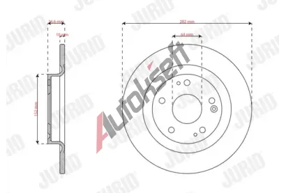 JURID Brzdov kotou JRD 563731JC, 563731JC