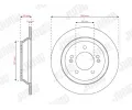 JURID Brzdový kotouč - 284 mm JRD 563833JC, 563833JC