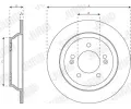 JURID Brzdový kotouč - 284 mm JRD 563833JC, 563833JC