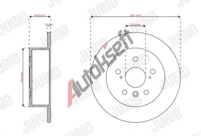 JURID Brzdov� kotou� JRD 563837JC, 563837JC