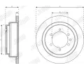JURID Brzdový kotouč - 330 mm JRD 563864J-1, 563864J-1