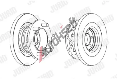 JURID Brzdov kotou - 290 mm JRD 567118J, 567118J