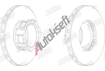 JURID Brzdov kotou - 304 mm JRD 567770J, 567770J