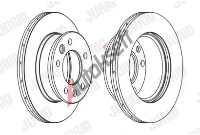 JURID Brzdov kotou PREMIER - 276 mm JRD 569122J, 567760