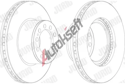 JURID Brzdový kotouč - 430 mm JRD 569160J, 569160J JURID Brzdový kotouč - 430 mm JRD 569160J, 569160J
