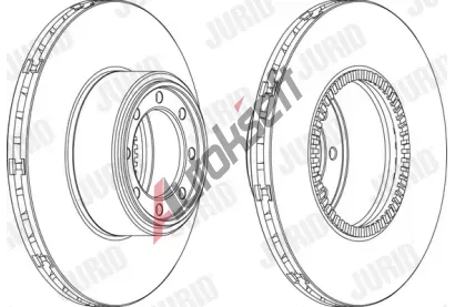 JURID Brzdov kotou - 294 mm JRD 569192J, 569192J