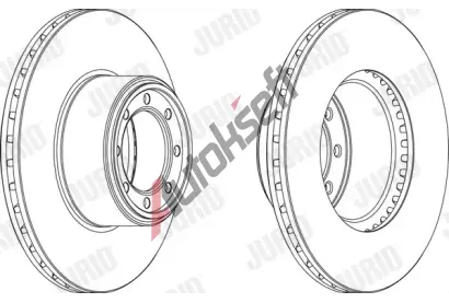 JURID Brzdov kotou - 294 mm JRD 569195J, 569195J