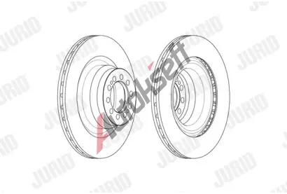 JURID Brzdový kotouč JRD 569253J, 569253J JURID Brzdový kotouč JRD 569253J, 569253J
