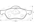 JURID Sada brzdov�ch desti�ek PREMIER JRD 573016J, 573016J