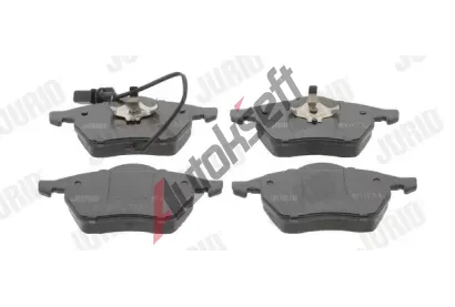 JURID Sada brzdovch destiek Jurid White Low Dust JRD 573022JC, 573022JC