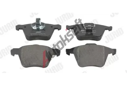 JURID Sada brzdových destiček JRD 573143J, 573143J JURID Sada brzdových destiček JRD 573143J, 573143J