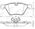 JURID Sada brzdovch destiek JRD 573187J, 573187J