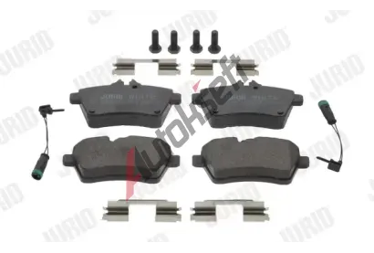 JURID Sada brzdovch destiek Jurid White Low Dust JRD 573265JC, 573265JC