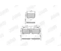 JURID Sada brzdov�ch desti�ek&nbsp;&dash;&nbsp;JRD 573665J