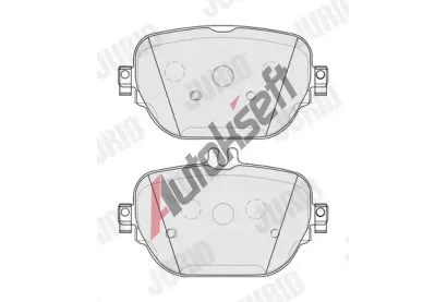 JURID Sada brzdov�ch desti�ek JRD 574034J, 574034J