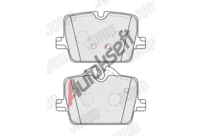 JURID Sada brzdových destiček JRD 574080J, 574080J JURID Sada brzdových destiček JRD 574080J, 574080J