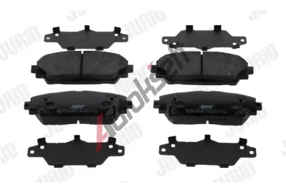 JURID Sada brzdových destiček JRD 574108J, 574108J JURID Sada brzdových destiček JRD 574108J, 574108J
