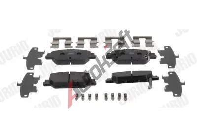 JURID Sada brzdových destiček JRD 574115J, 574115J JURID Sada brzdových destiček JRD 574115J, 574115J