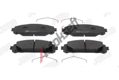 JURID Sada brzdových destiček JRD 574206J, 574206J JURID Sada brzdových destiček JRD 574206J, 574206J