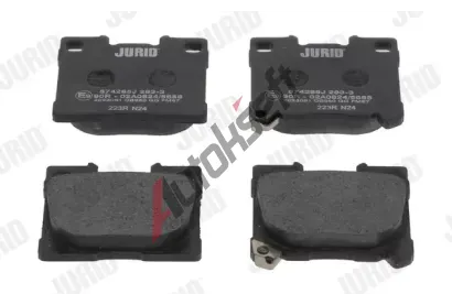 JURID Sada brzdových destiček JRD 574285J, 574285J JURID Sada brzdových destiček JRD 574285J, 574285J
