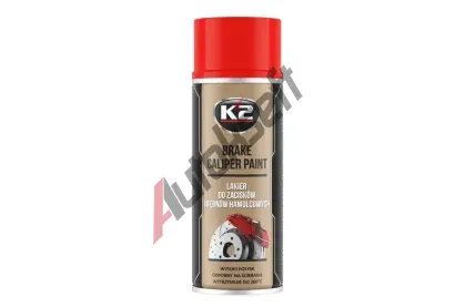 K2 BRAKE CALIPER PAINT 400 ml ČERVENÁ - barva na brzdové třmeny a bubny K2 L346CE, L346CE K2 BRAKE CALIPER PAINT 400 ml ČERVENÁ - barva na brzdové třmeny a bubny K2 L346CE, L346CE