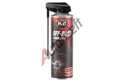 K2 OFF-ROAD CHAIN LUBE 500 ml - mazivo na řetězy motocyklů K2 W140, W140 K2 OFF-ROAD CHAIN LUBE 500 ml - mazivo na řetězy motocyklů K2 W140, W140